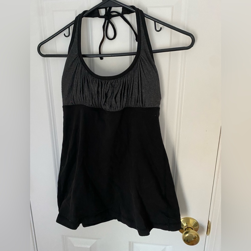 Lululemon Black Halter Tank Top Size 4